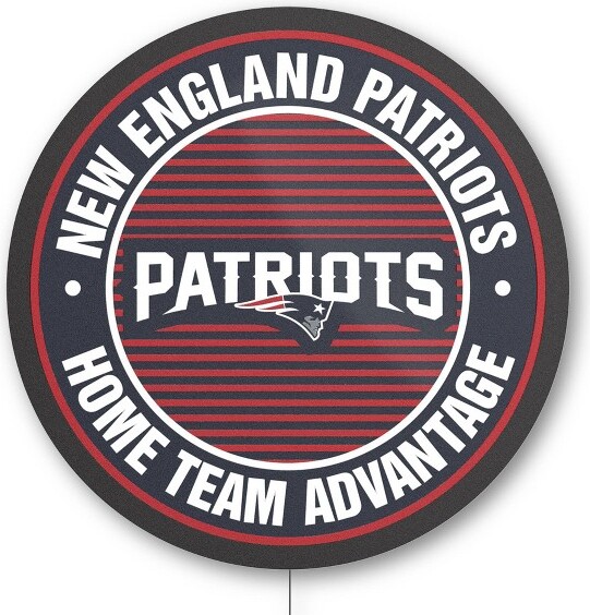 NFLNewEnglandPatriotsHomeTeamAdvantageLEDWallLight
