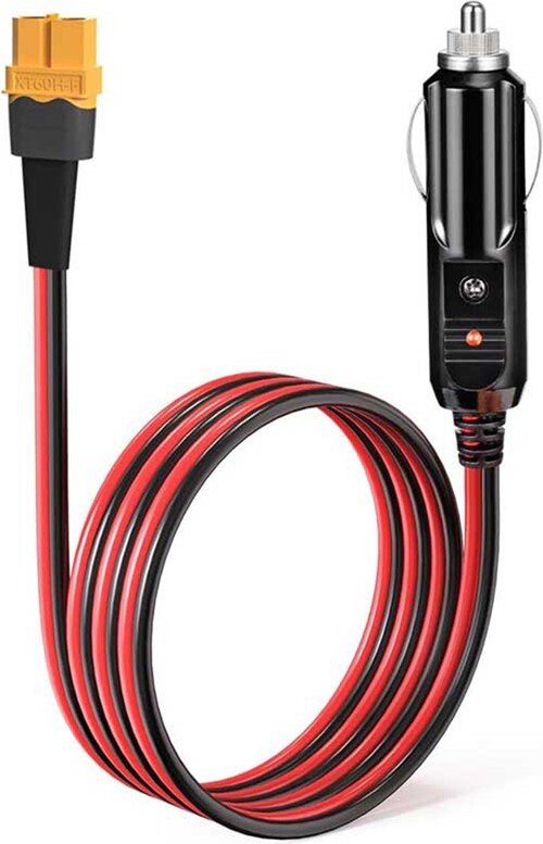 NONE Car Cigarette Lighter to XT60 12V 24V Charging Cable for ALLPOWERS S2000 Bluetti EB55,Anker 757/767 Ecoflow Delta Series