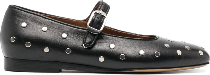 Le Monde Beryl Mary Jane studded ballerina shoes