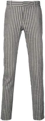 Tom Rebl striped skinny trousers
