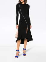 Thumbnail for your product : Esteban Cortazar Slit Fitted Midi Dress