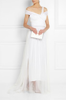 Thumbnail for your product : Sophia Kokosalaki Metis tulle-covered silk gown