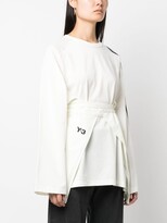 Thumbnail for your product : Y-3 Sail Closure long-sleeve T-shirt