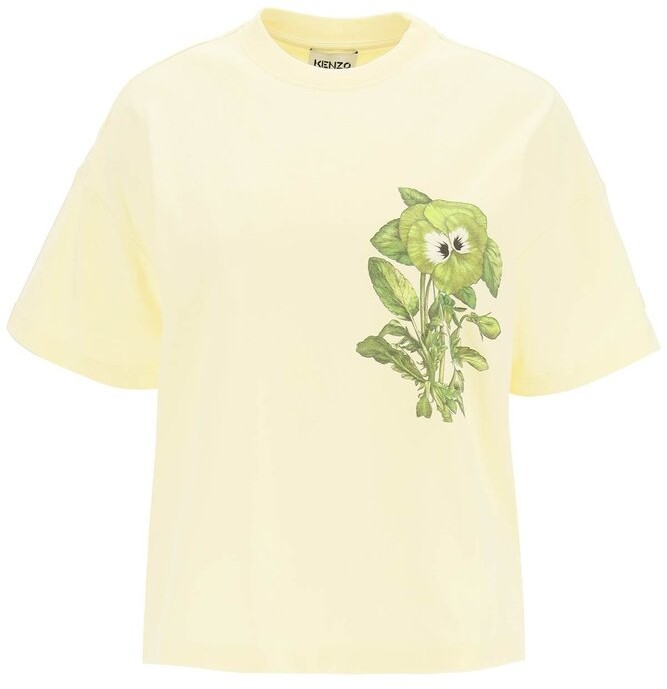 Kenzo Floral Printed T-Shirt - ShopStyle