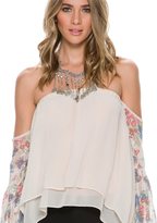 Thumbnail for your product : Swell Whispers Ls Off Shoulder Top