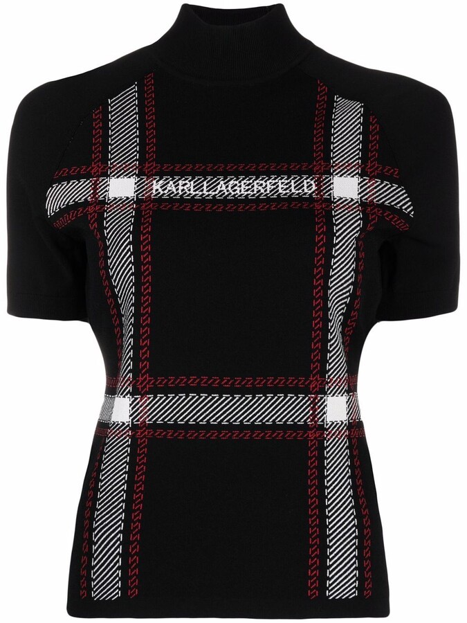 Details about   Karl Lagerfeld Paris Women's Knit Top W Lace Inser Choose SZ/color 