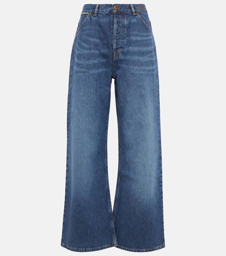 Chloé High-rise wide-leg jeans