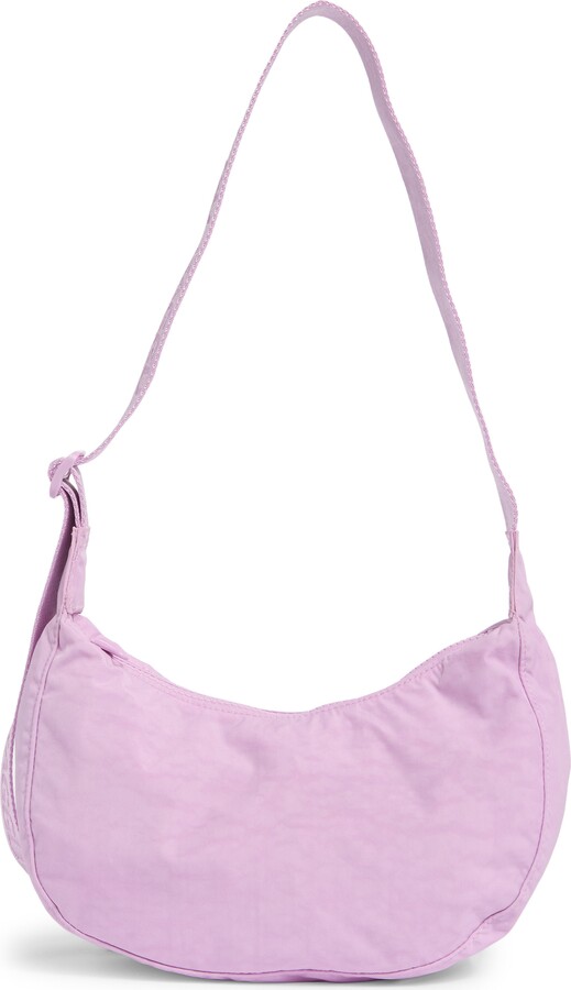 Small Recycled Nylon Crescent Bag