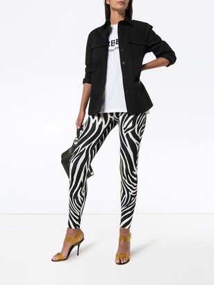 Versace Zebra Print Trousers