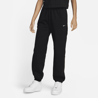 Nike Women's Solo Swoosh Fleece Pants in Black - ShopStyle