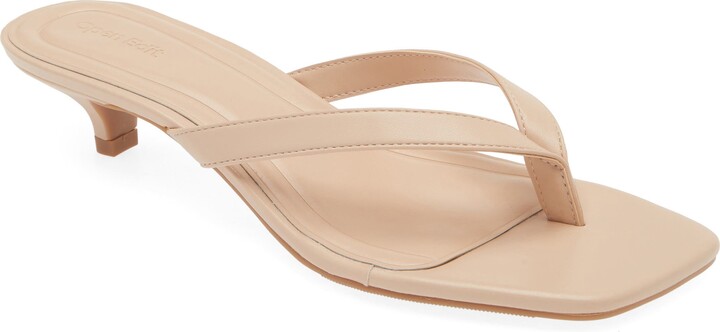 Open Edit Tori Kitten Heel Sandal