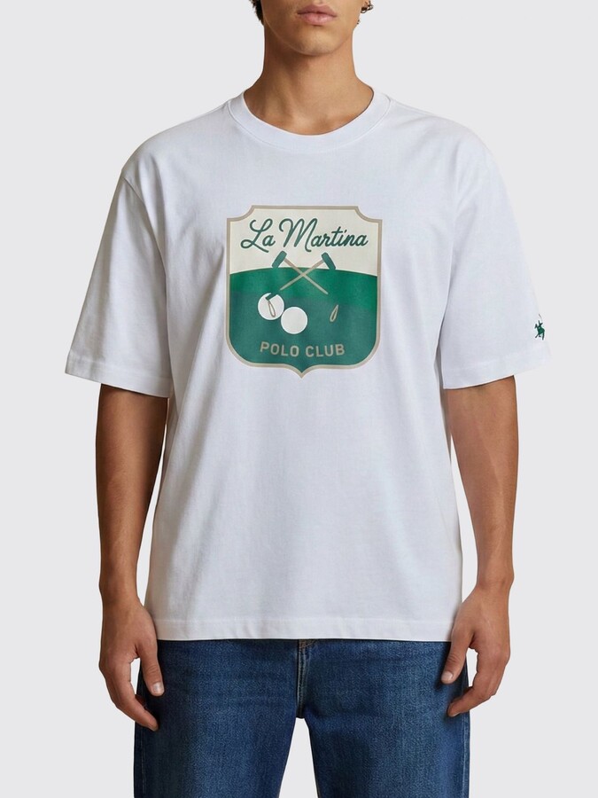 La Martina T-Shirt Men color White