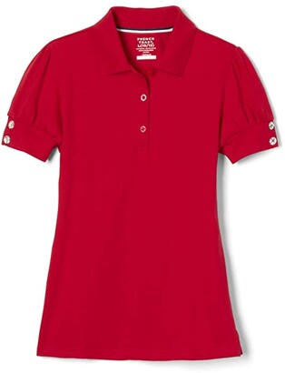 French Toast Girls' Puff-Sleeve Polo