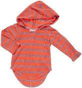 Thumbnail for your product : Erge French Terry Striped Hoodie - Red-12 Months