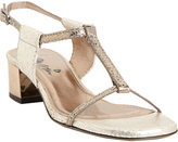 Thumbnail for your product : Lanvin Snakeskin T-strap Sandals