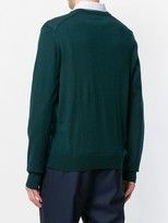 Thumbnail for your product : Ami crew neck Sweater Smiley Chest Embroidery
