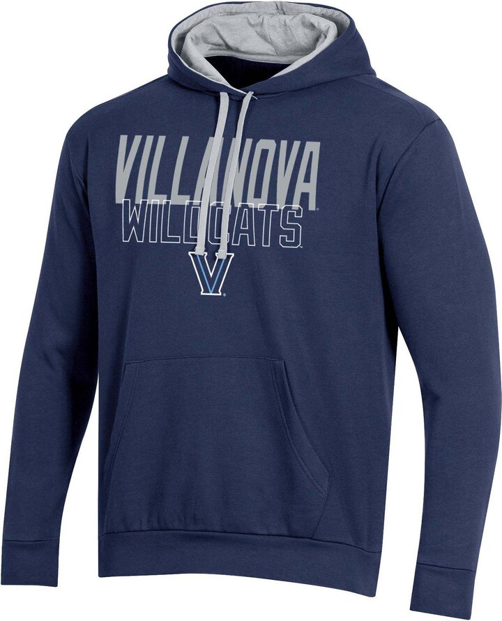 Champion Men's Villanova Wildcats Navy Pullover Hoodie, XL, Blue