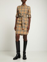 Thumbnail for your product : Burberry Giovanna checked cotton poplin dress