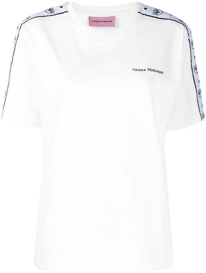 Chiara Ferragni White Cotton Oversized T-shirt - ShopStyle
