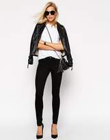 Thumbnail for your product : ASOS Whitby Low Rise Skinny Jeans In Clean Black