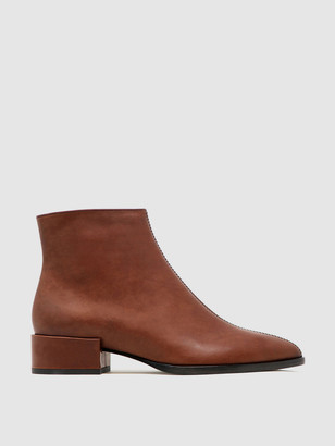 Chestnut Leather Boots | Shop the world 