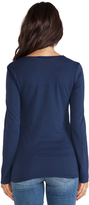 Thumbnail for your product : Stateside Long Sleeve Half Button Tee