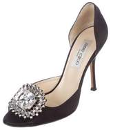 Thumbnail for your product : Jimmy Choo Embellished Peep-Toe Pumps