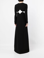 Thumbnail for your product : Giambattista Valli Two-Tone Long-Sleeve Dress
