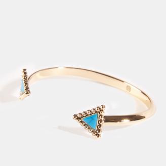 House Of Harlow Turquoise Pyramid Ends Cuff