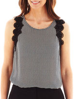 Thumbnail for your product : JCPenney Worthington Lace-Trim Tank Top - Tall