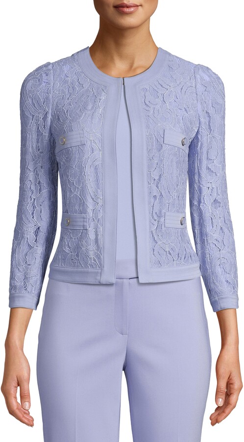 purple lace jacket