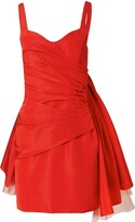 Thumbnail for your product : Carolina Herrera Tulle-Bow Sleeveless Minidress