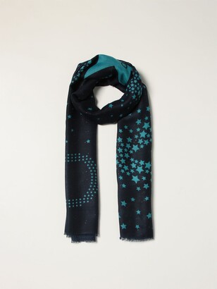 Liu Jo foulard with big star and logo - ShopStyle Scarves & Wraps