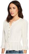 Thumbnail for your product : Lucky Brand Prairie Peplum Top Women's Clothing