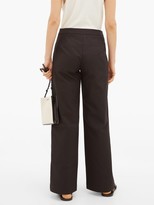 Thumbnail for your product : Merlette New York Kadapul Wide-leg Cotton-twill Trousers - Black