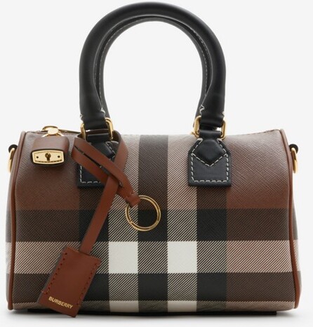 Burberry Mini Check Bowling Bag ShopStyle
