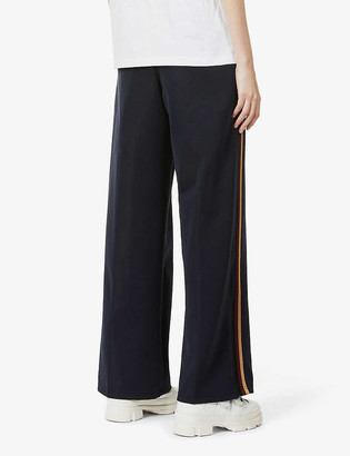 See by Chloe Relaxed-fit high-rise stretch-woven trousers