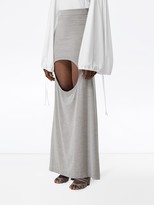 Thumbnail for your product : Burberry Long Step-Through Skirt