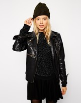 Thumbnail for your product : ASOS Rib Panel Beanie