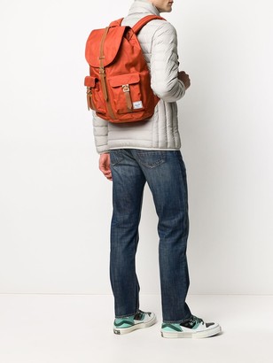 Herschel Logo-Patch Buckled Backpack