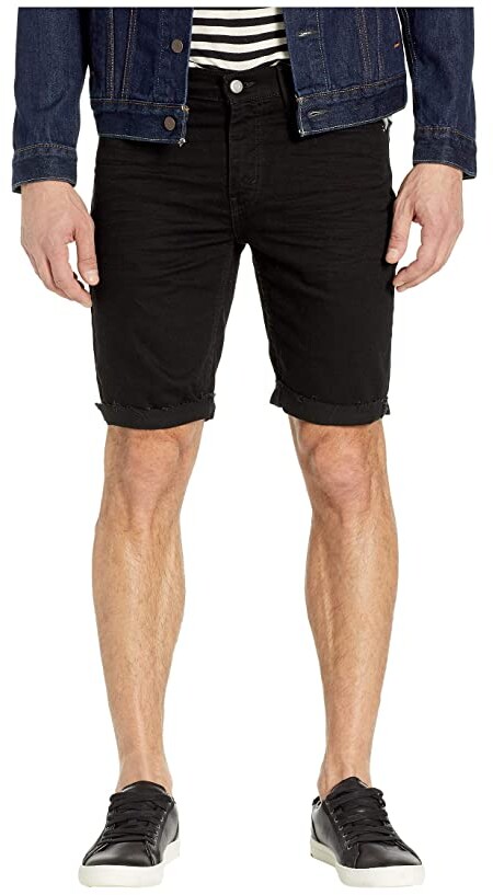 black levi shorts mens