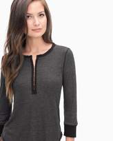 Thumbnail for your product : Emery Rib Long Sleeve Henley Tee