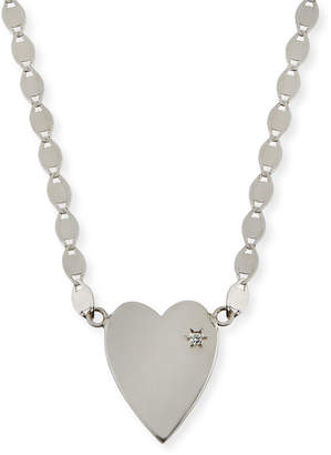 Lana 14k Small Heart Pendant Necklace w/ White Diamond
