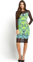 Thumbnail for your product : River Island Lashes of London Puff Print Midi Dress