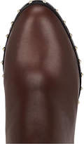 Thumbnail for your product : Valentino Women's Rockstud Leather Ankle Boots - Camel