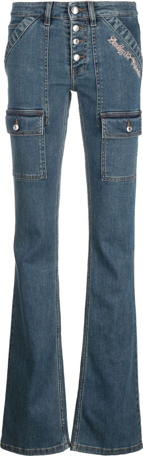 Zadig & Voltaire Flared Cargo Jeans - ShopStyle