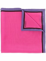 Thumbnail for your product : Lanvin Logo-Print Silk Scarf