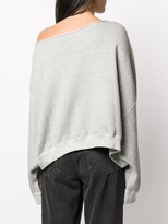 Thumbnail for your product : R 13 Off-The-Shoulder Sweatshirt