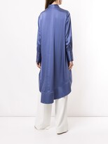 Thumbnail for your product : Giorgio Armani Mulberry Silk High Low Shirt