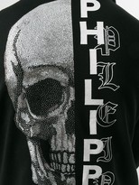 Thumbnail for your product : Philipp Plein Skull Print Zipped Hoodie